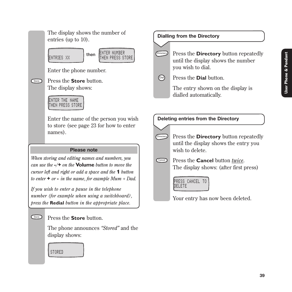 BT In Touch 2000 User Manual | Page 39 / 108