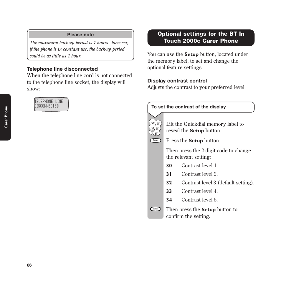 BT In Touch 2000 User Manual | Page 66 / 108