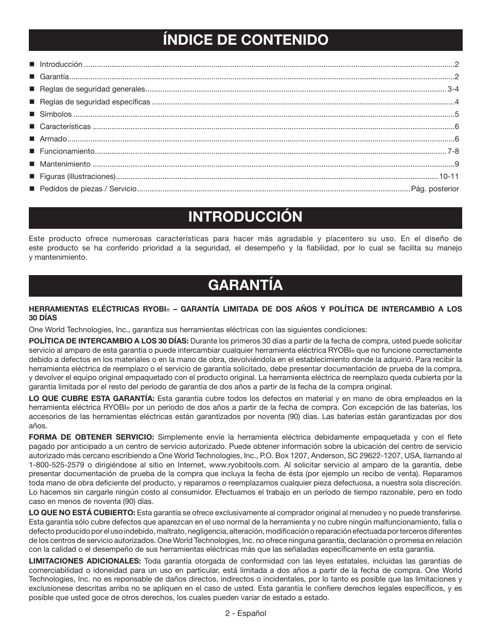 Ryobi HJP001 User Manual | Page 18 / 28