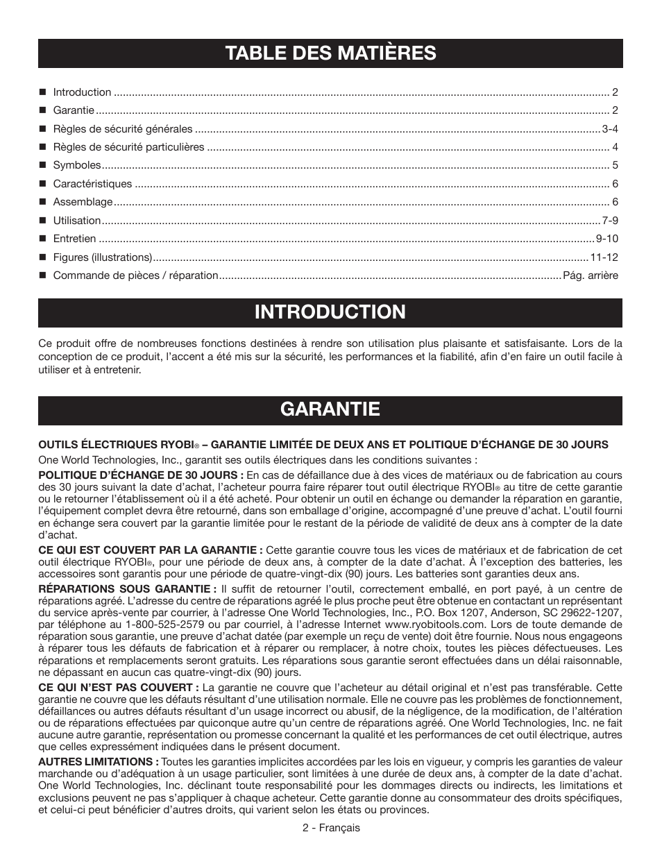 Ryobi HJP002 User Manual | Page 11 / 32