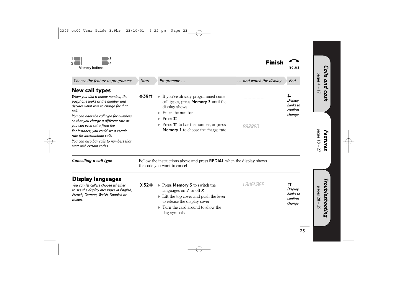 BT 400 User Manual | Page 23 / 36