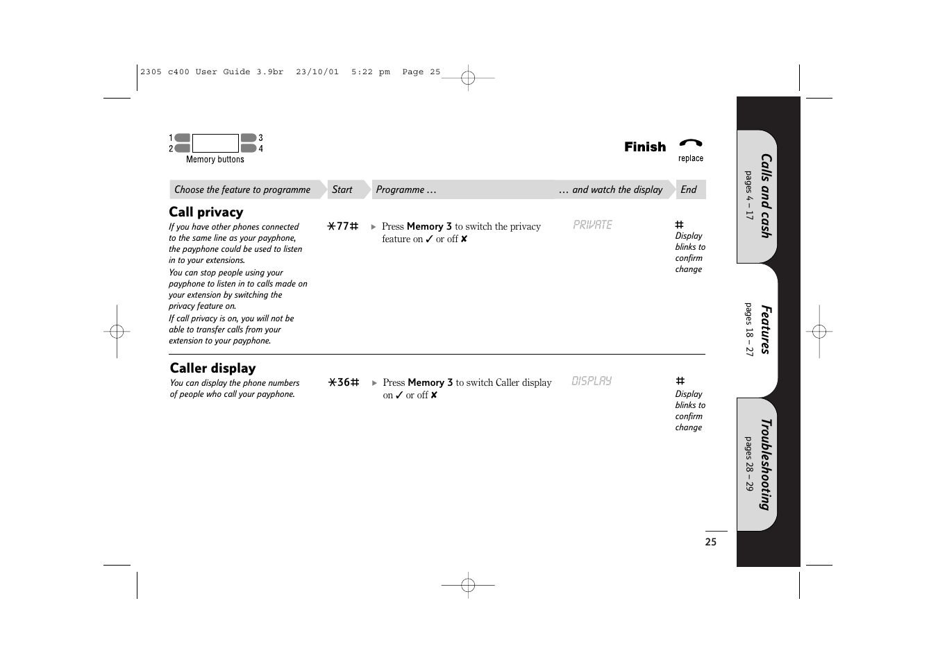 BT 400 User Manual | Page 25 / 36