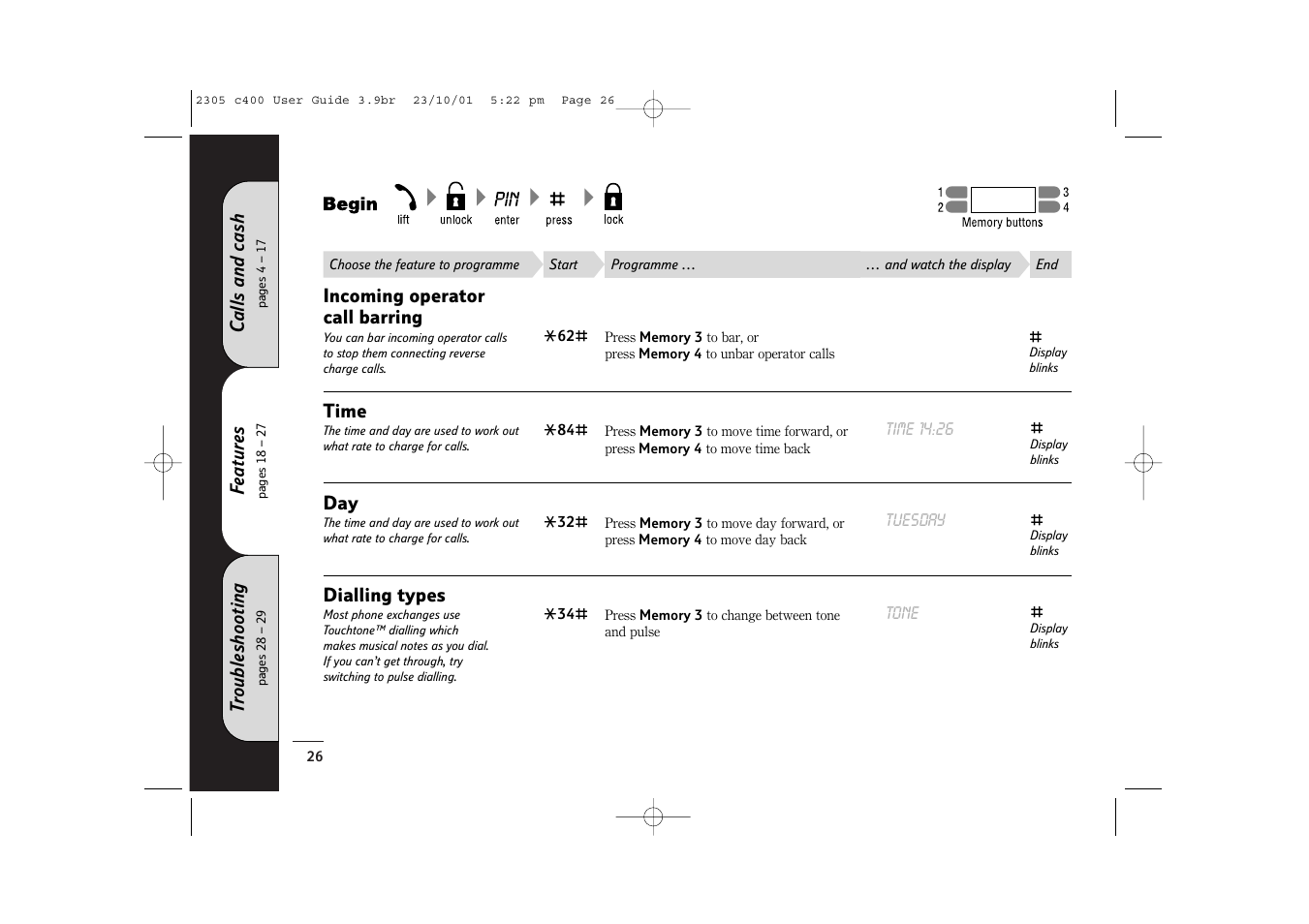 BT 400 User Manual | Page 26 / 36
