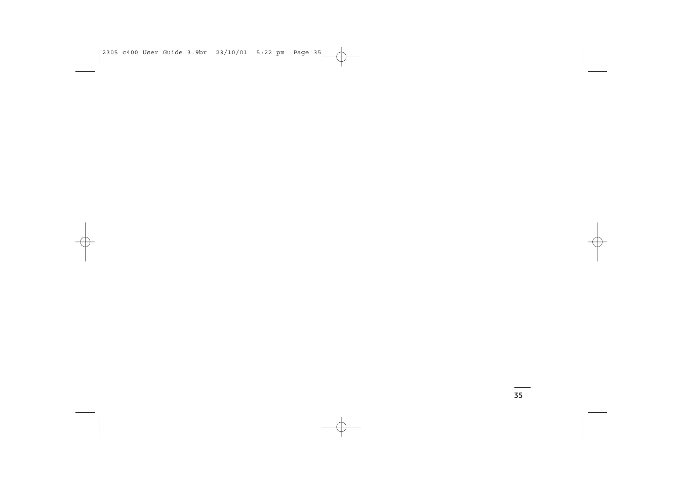 BT 400 User Manual | Page 35 / 36