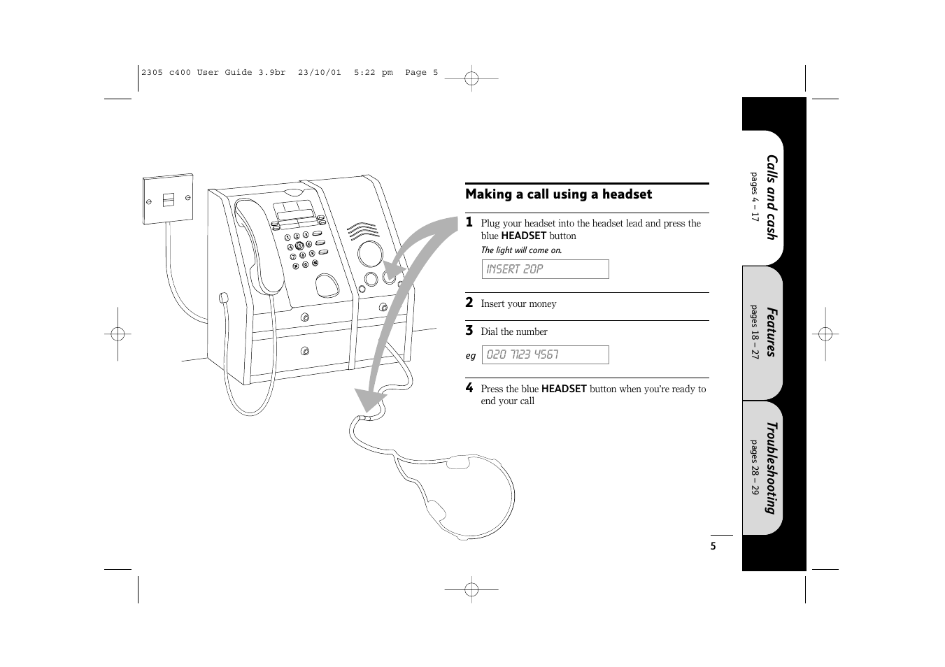 BT 400 User Manual | Page 5 / 36