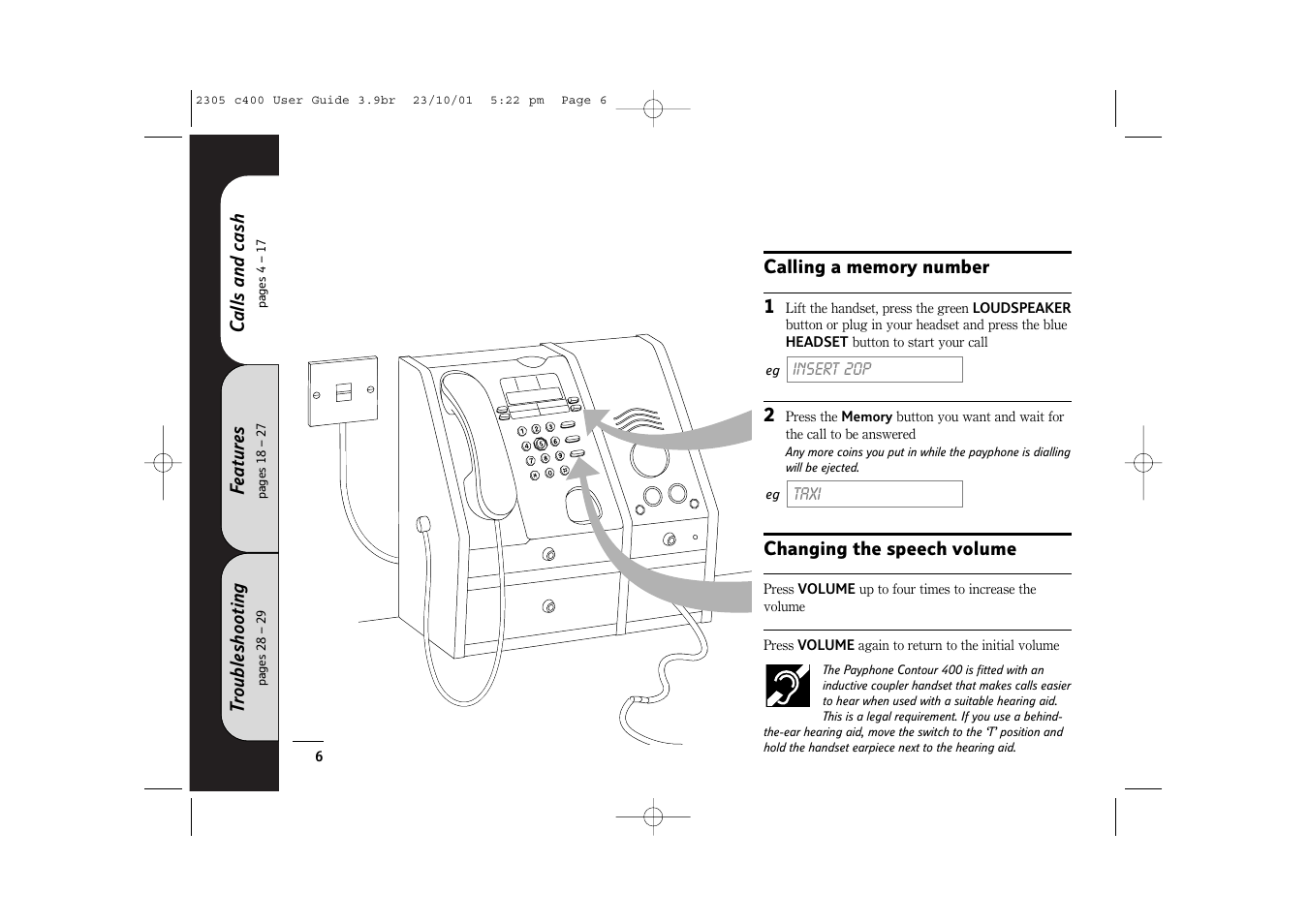 BT 400 User Manual | Page 6 / 36