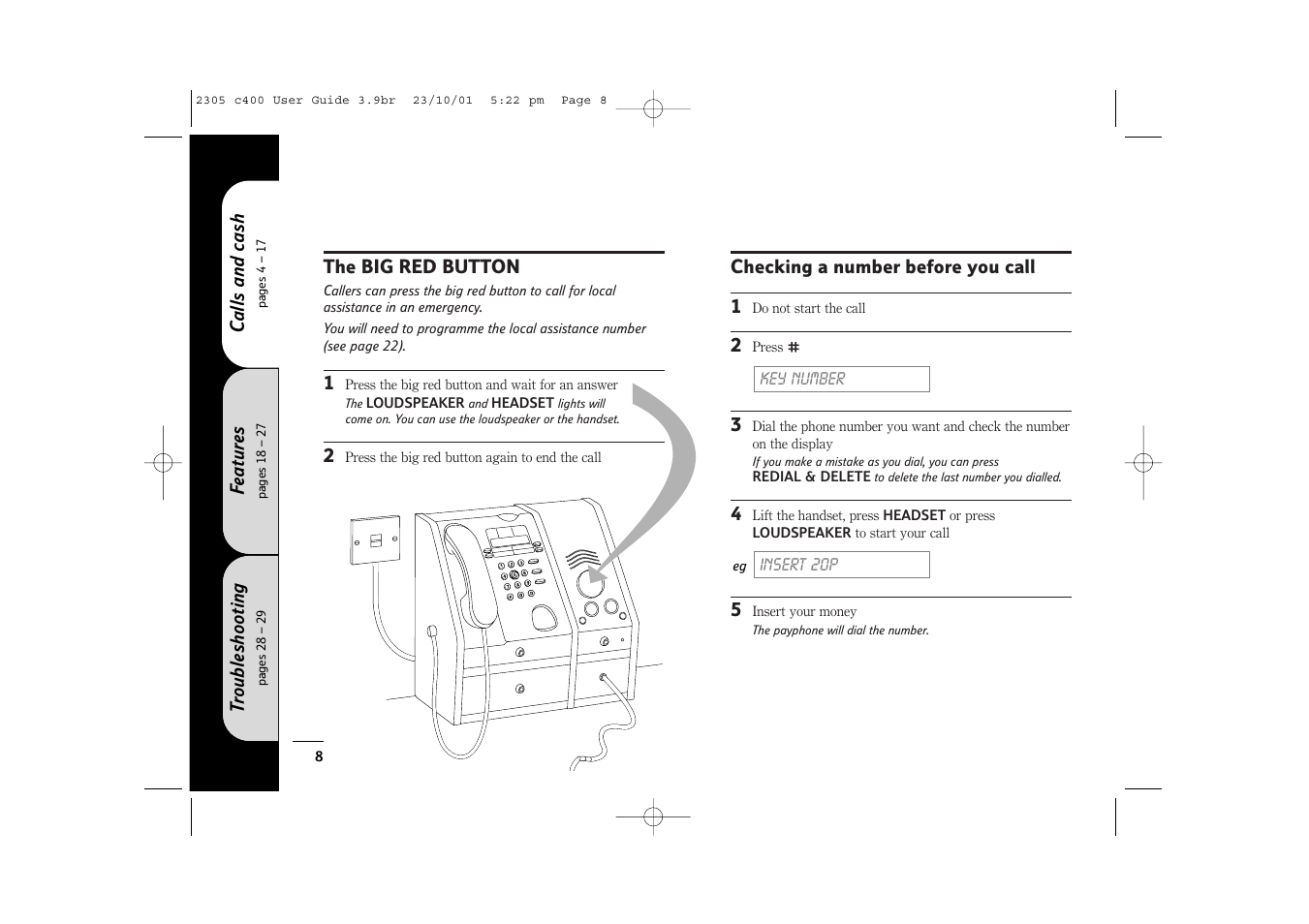 BT 400 User Manual | Page 8 / 36