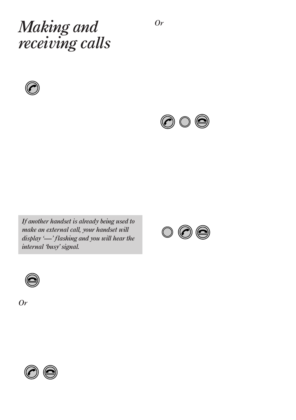 Making and receiving calls | BT Diverse 2010 User Manual | Page 14 / 40