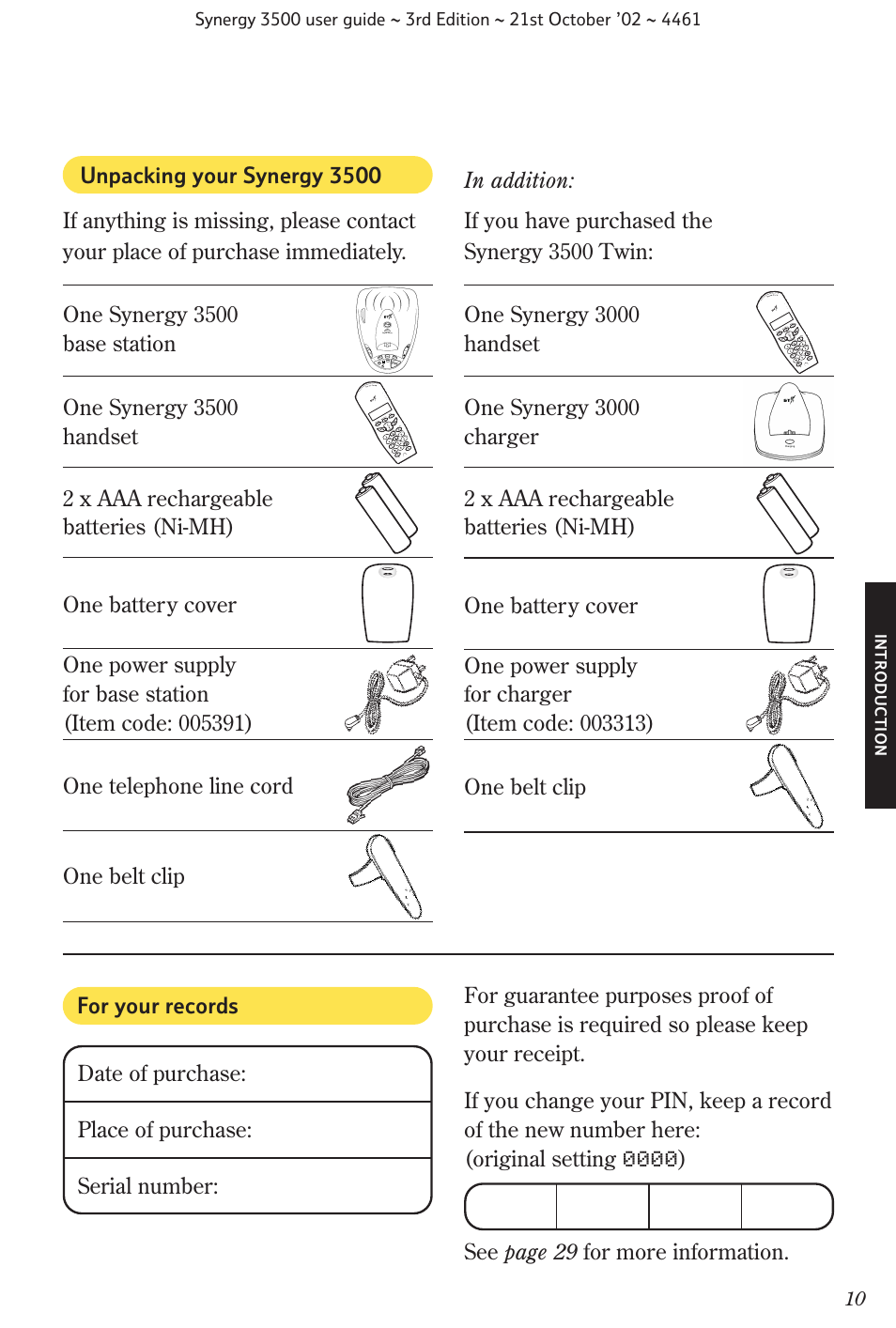 BT Synergy 3500 User Manual | Page 13 / 70