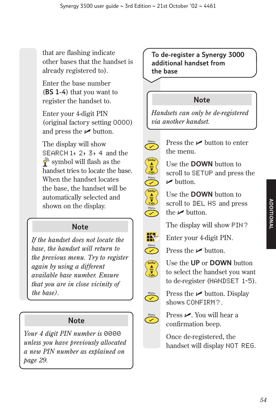 BT Synergy 3500 User Manual | Page 57 / 70