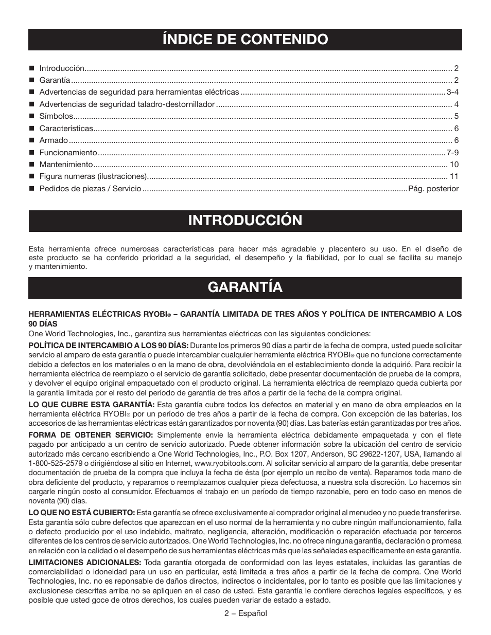 Ryobi P205G User Manual | Page 20 / 32