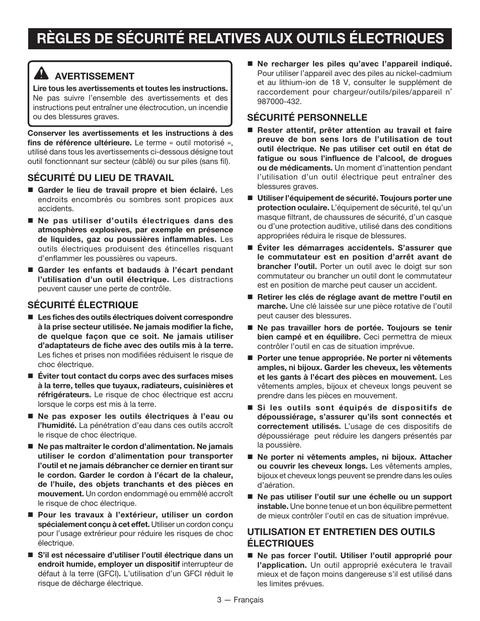 Ryobi P208B User Manual | Page 13 / 36