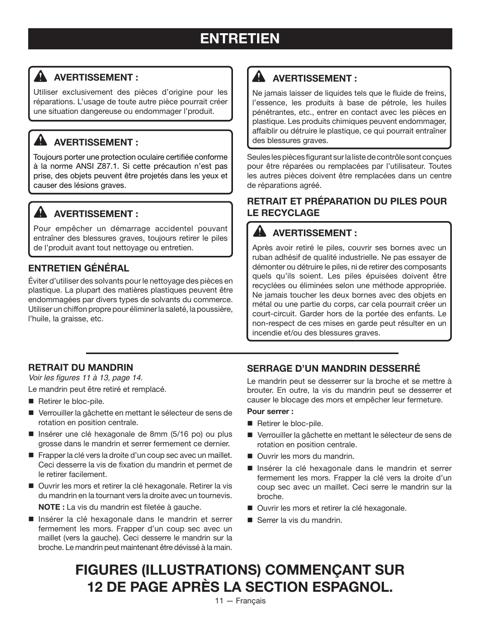 Ryobi P208B User Manual | Page 21 / 36