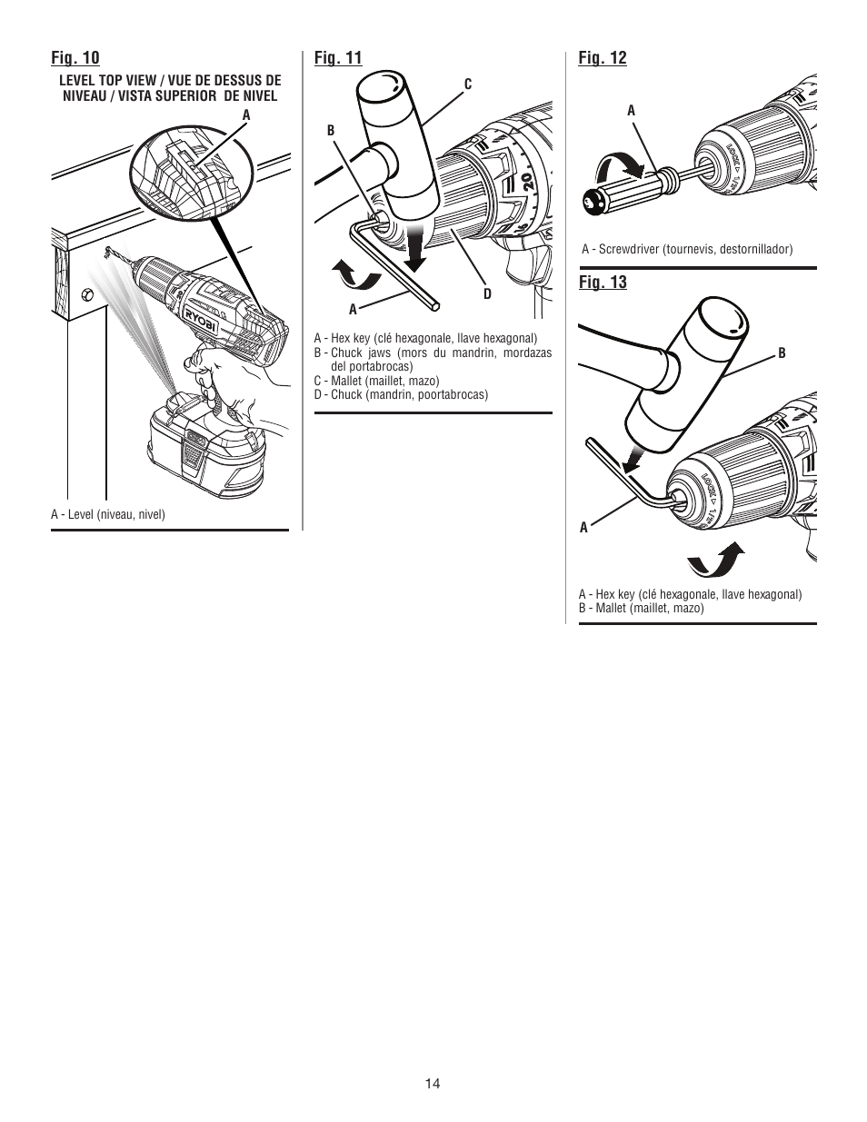 Ryobi P208B User Manual | Page 34 / 36