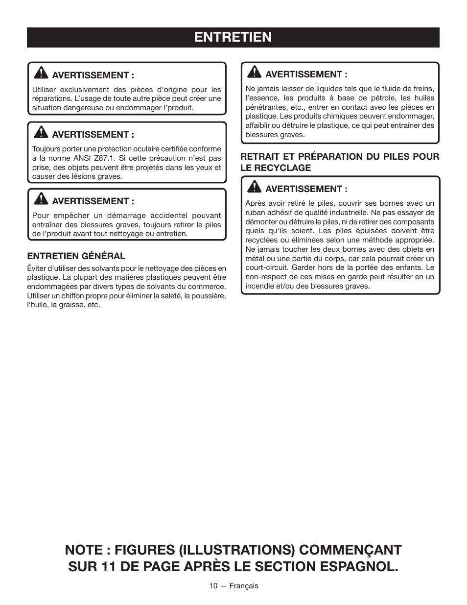 Ryobi P234 User Manual | Page 19 / 32