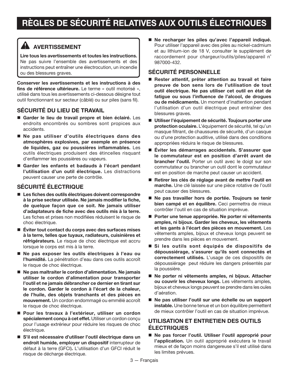 Ryobi P271 User Manual | Page 13 / 36