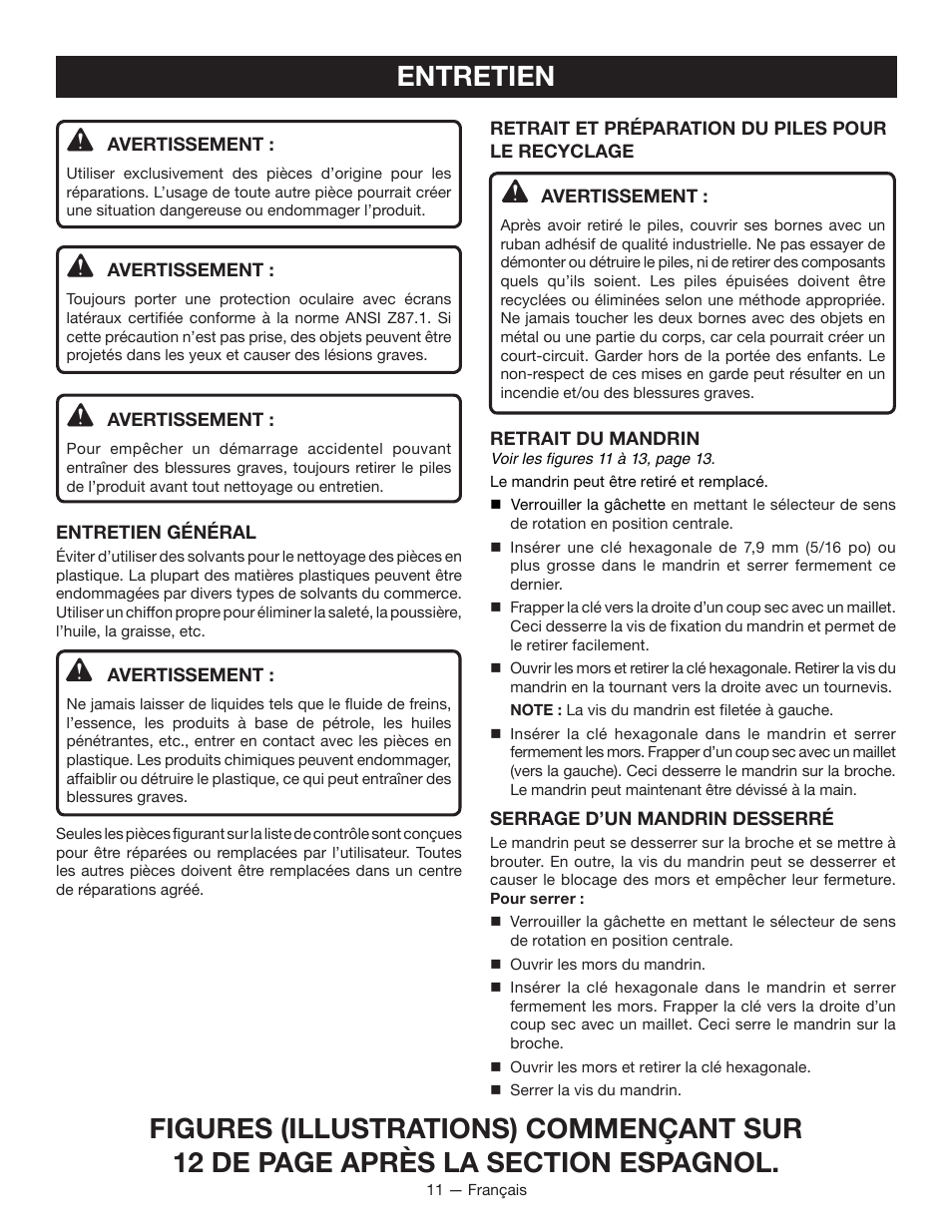 Ryobi P271 User Manual | Page 21 / 36