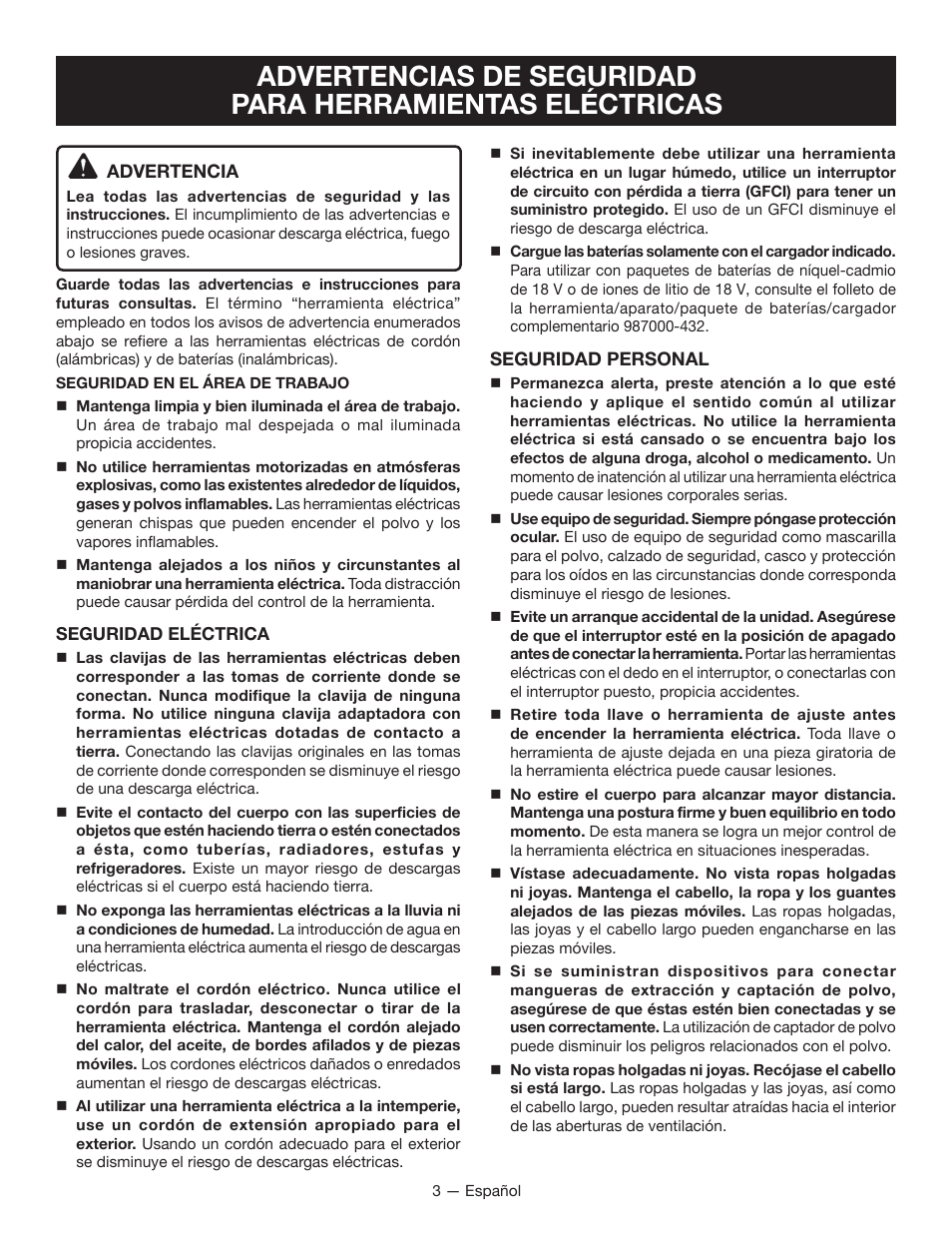 Ryobi P271 User Manual | Page 23 / 36