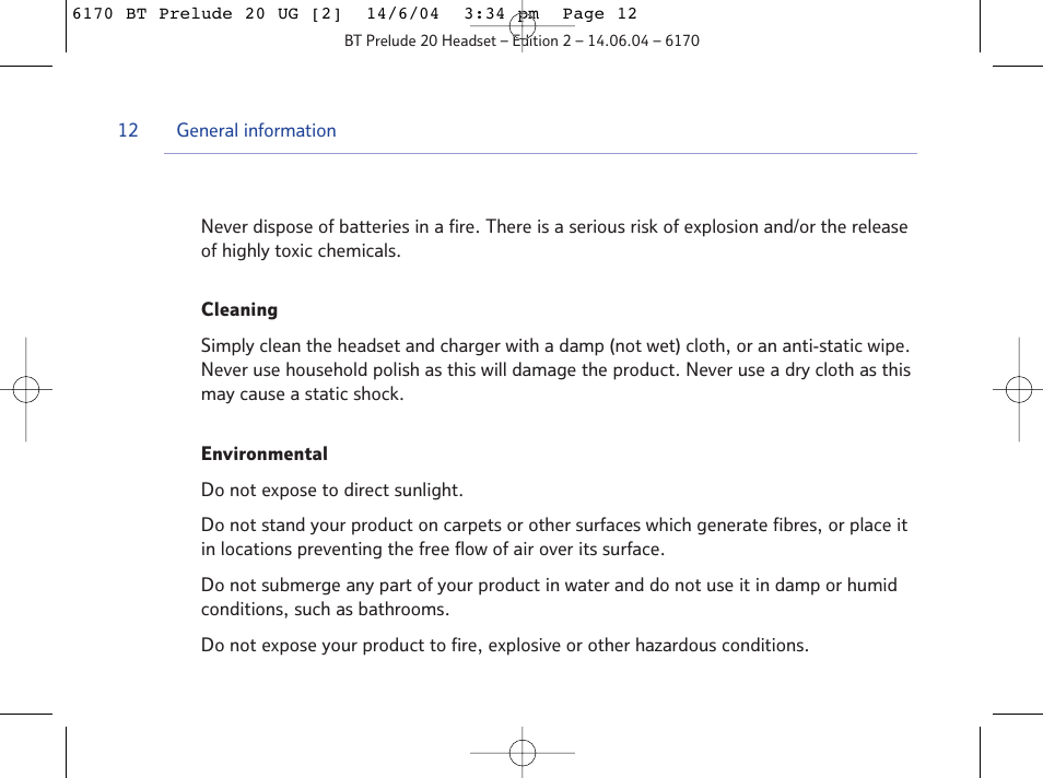 BT 6170 User Manual | Page 12 / 17