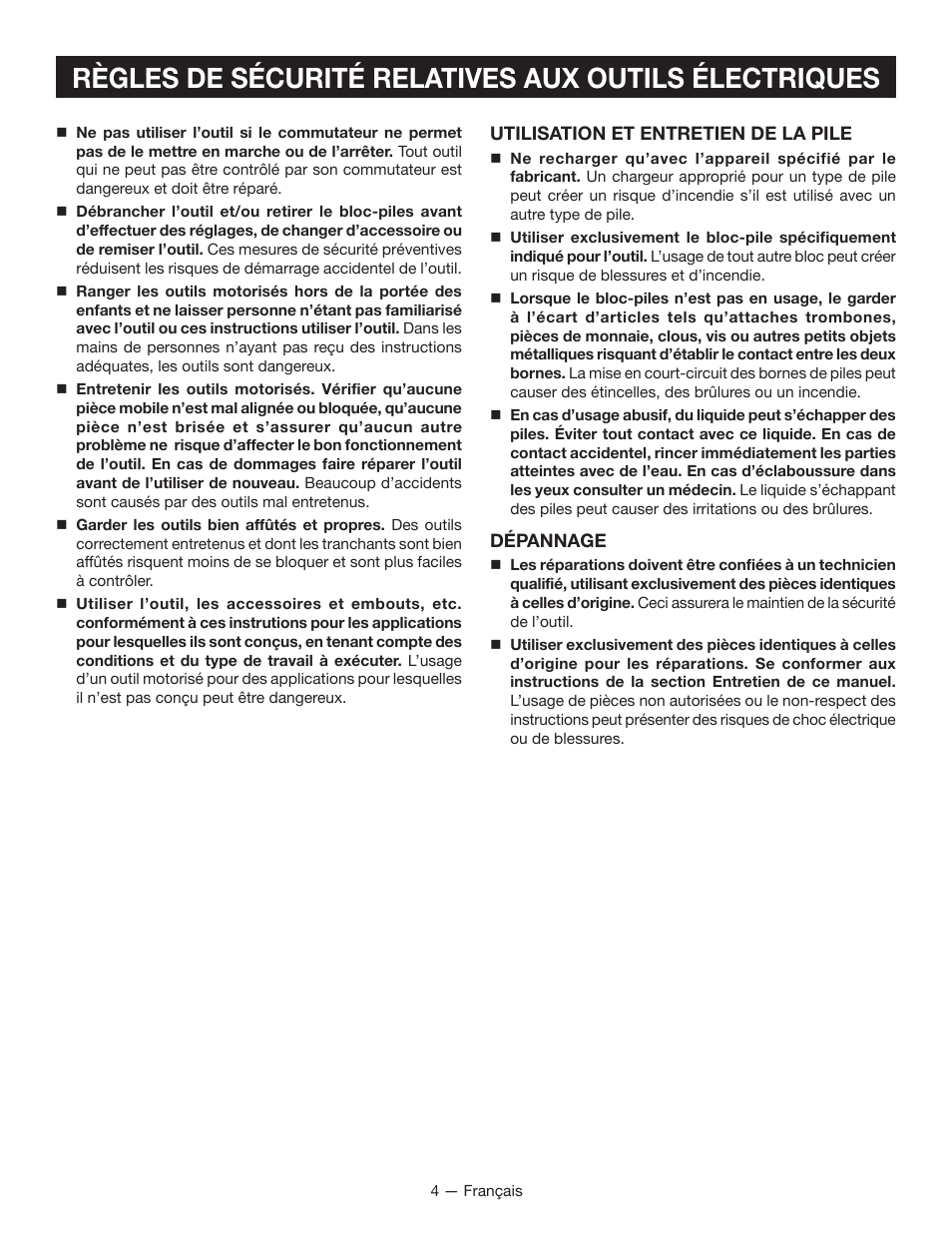 Ryobi P270G User Manual | Page 14 / 36