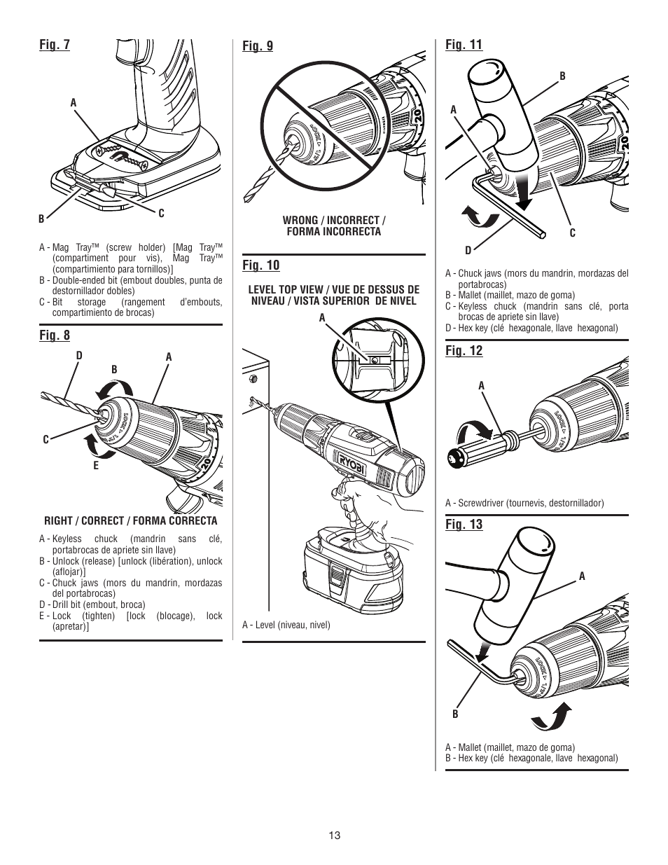 Ryobi P270G User Manual | Page 33 / 36