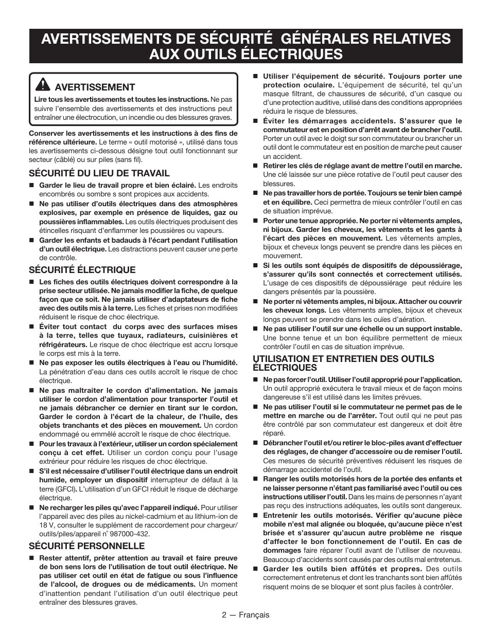 Ryobi P214 User Manual | Page 10 / 28