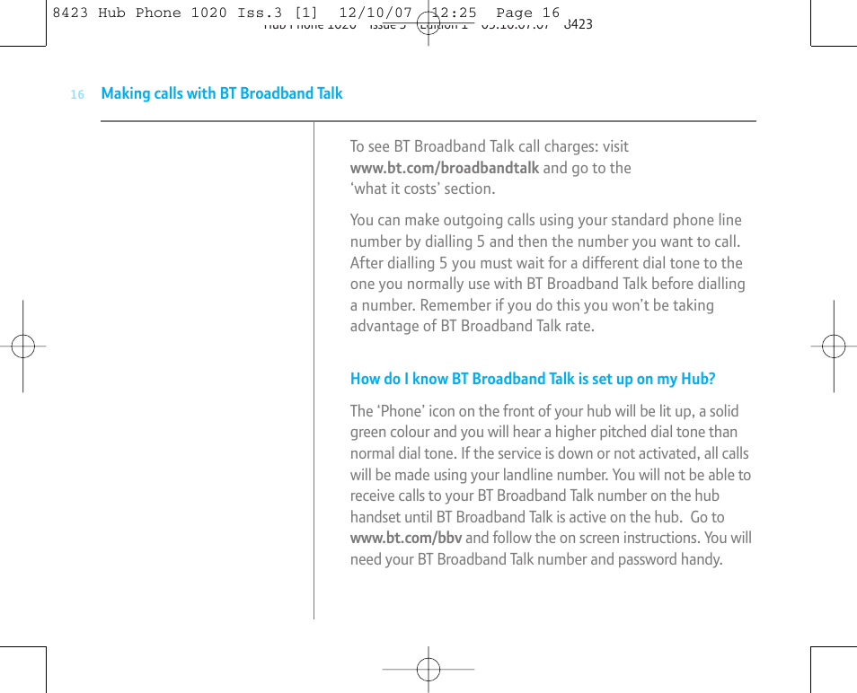 BT 1020 User Manual | Page 16 / 76