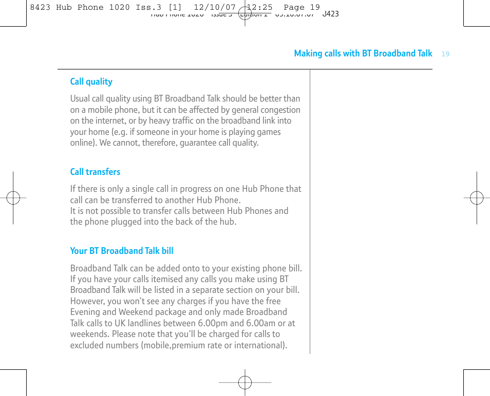BT 1020 User Manual | Page 19 / 76