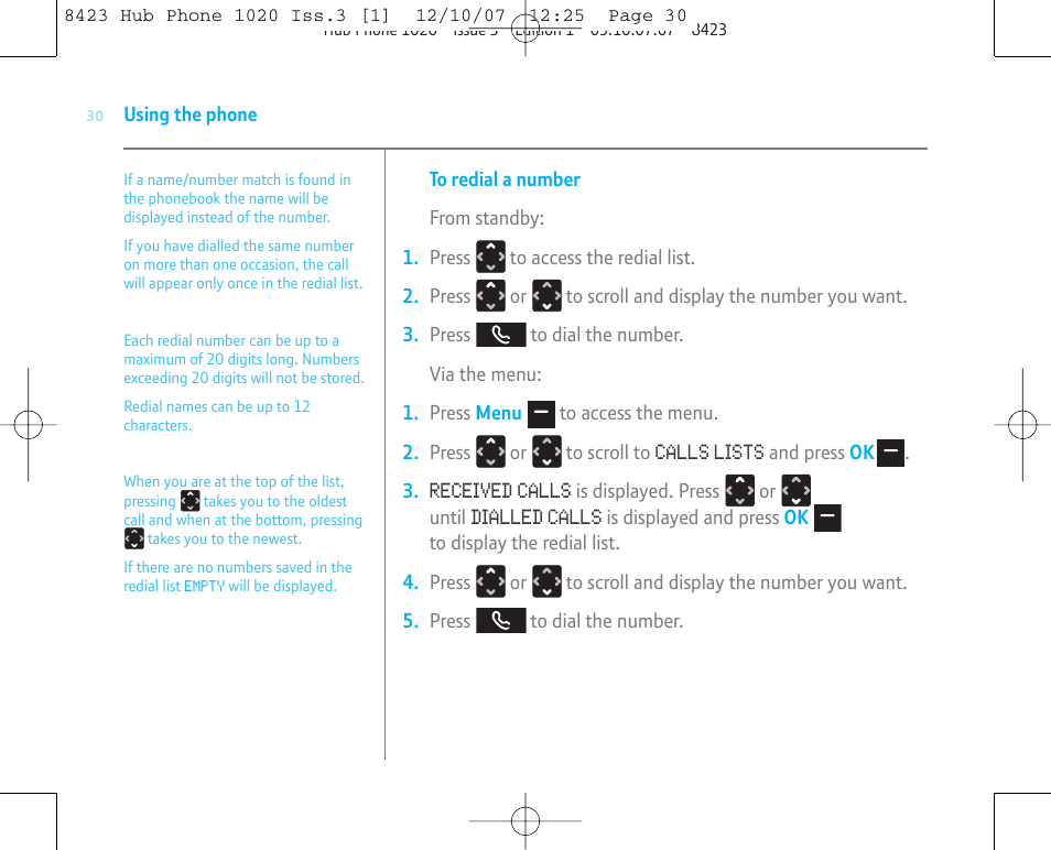 BT 1020 User Manual | Page 30 / 76