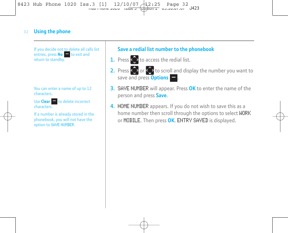 BT 1020 User Manual | Page 32 / 76