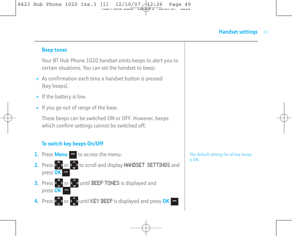 BT 1020 User Manual | Page 49 / 76