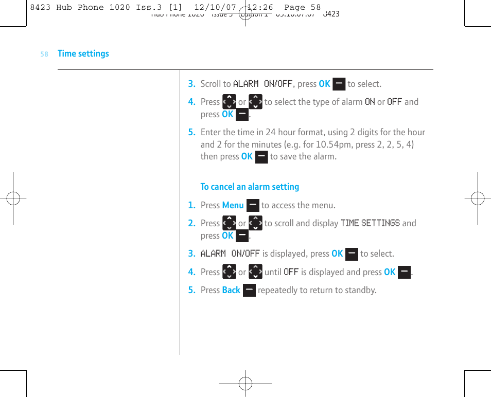 BT 1020 User Manual | Page 58 / 76
