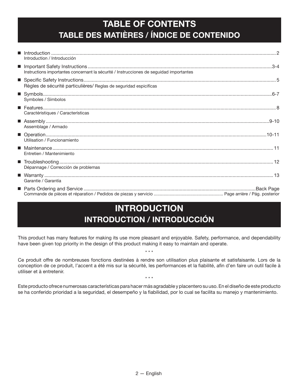 Ryobi RY40030 User Manual | Page 6 / 40