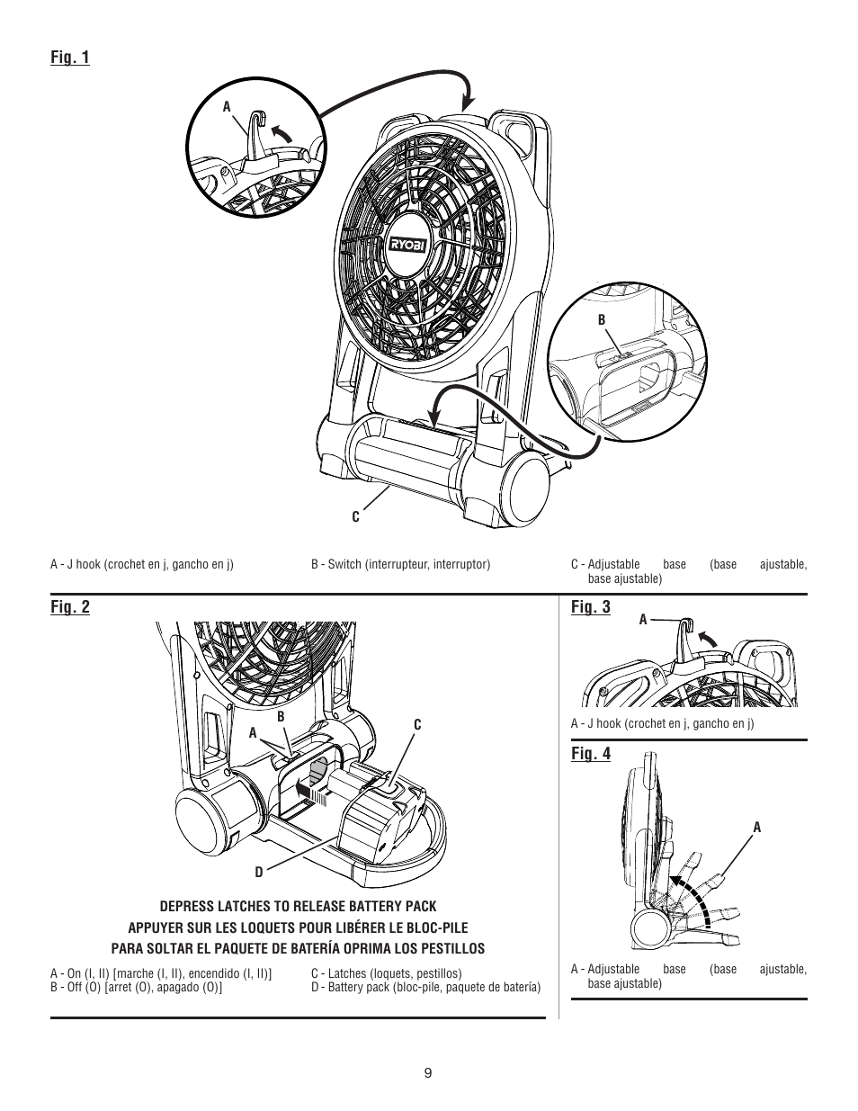 Ryobi P3300 User Manual | Page 23 / 24