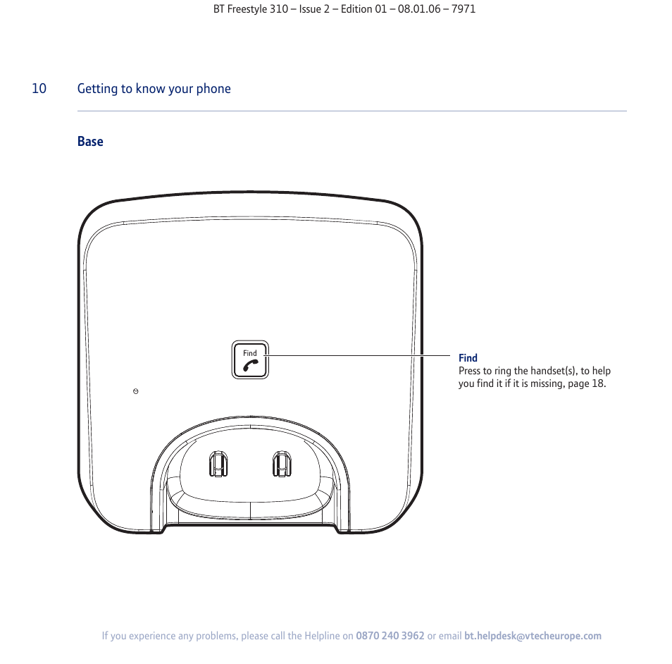 BT Freestyle 310 User Manual | Page 10 / 60