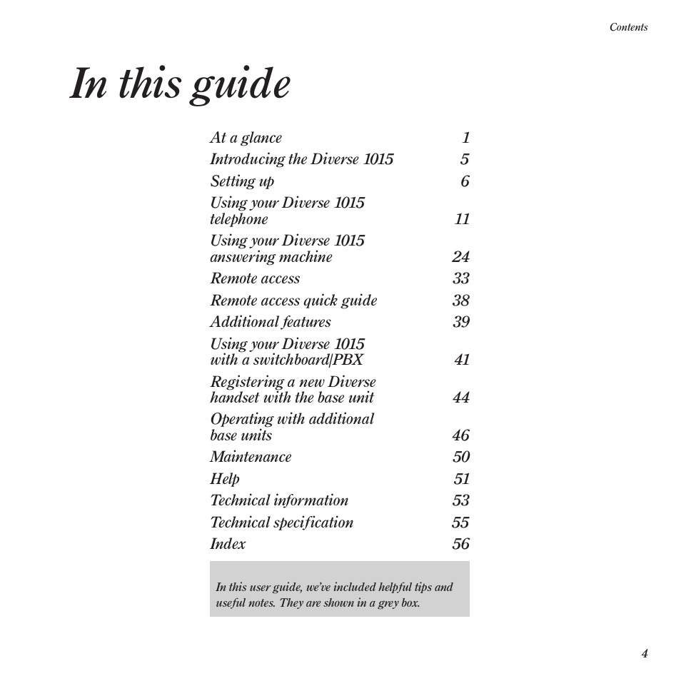 BT Diverse 1015 User Manual | Page 7 / 64