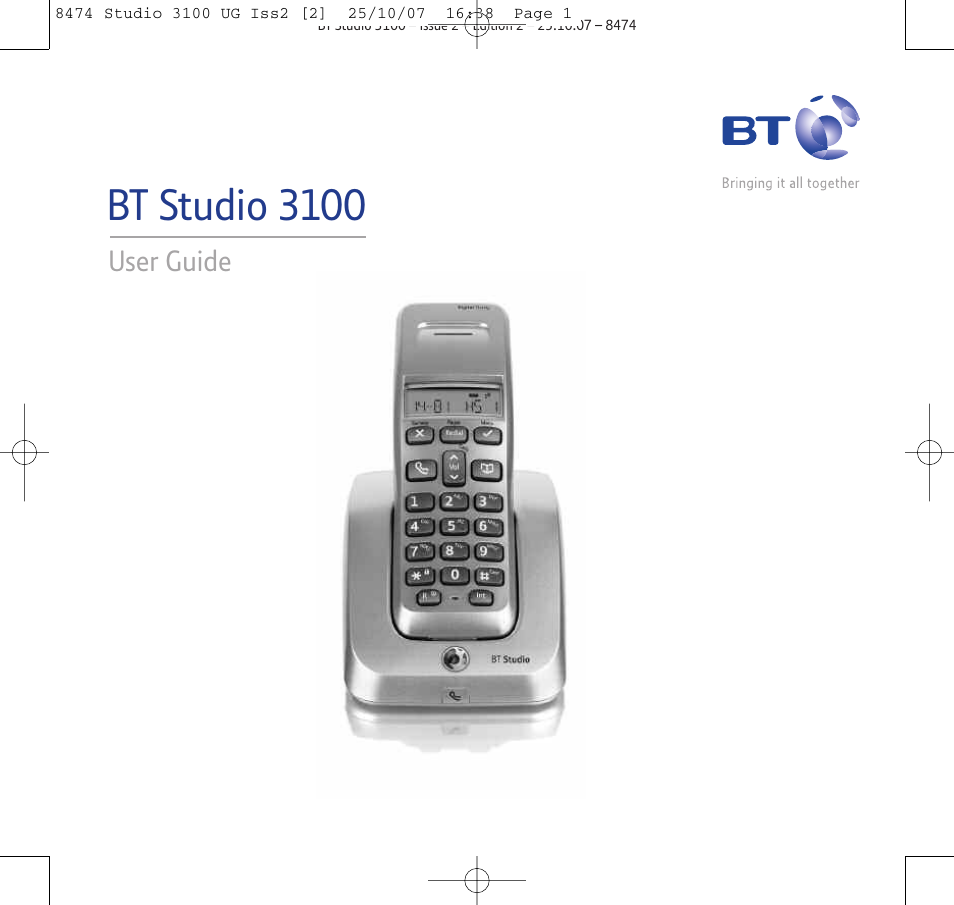 BT Studio 3100 User Manual | 44 pages