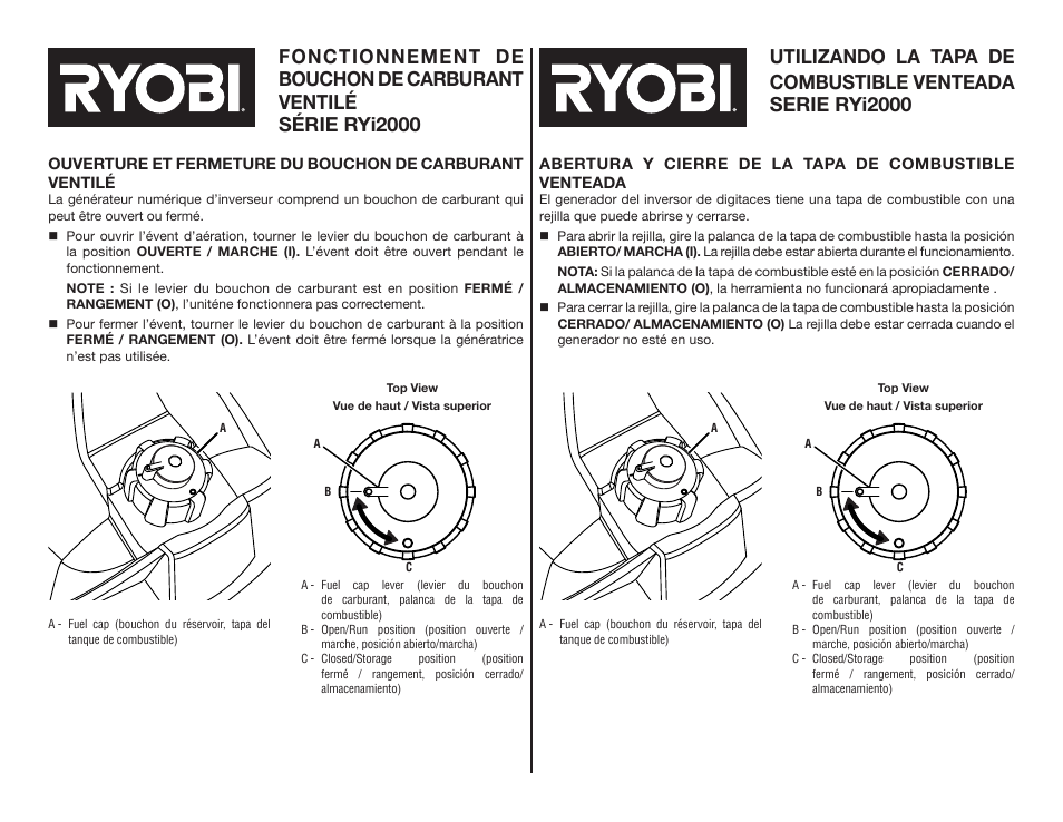 Ryobi RYI2011T User Manual | Page 2 / 2