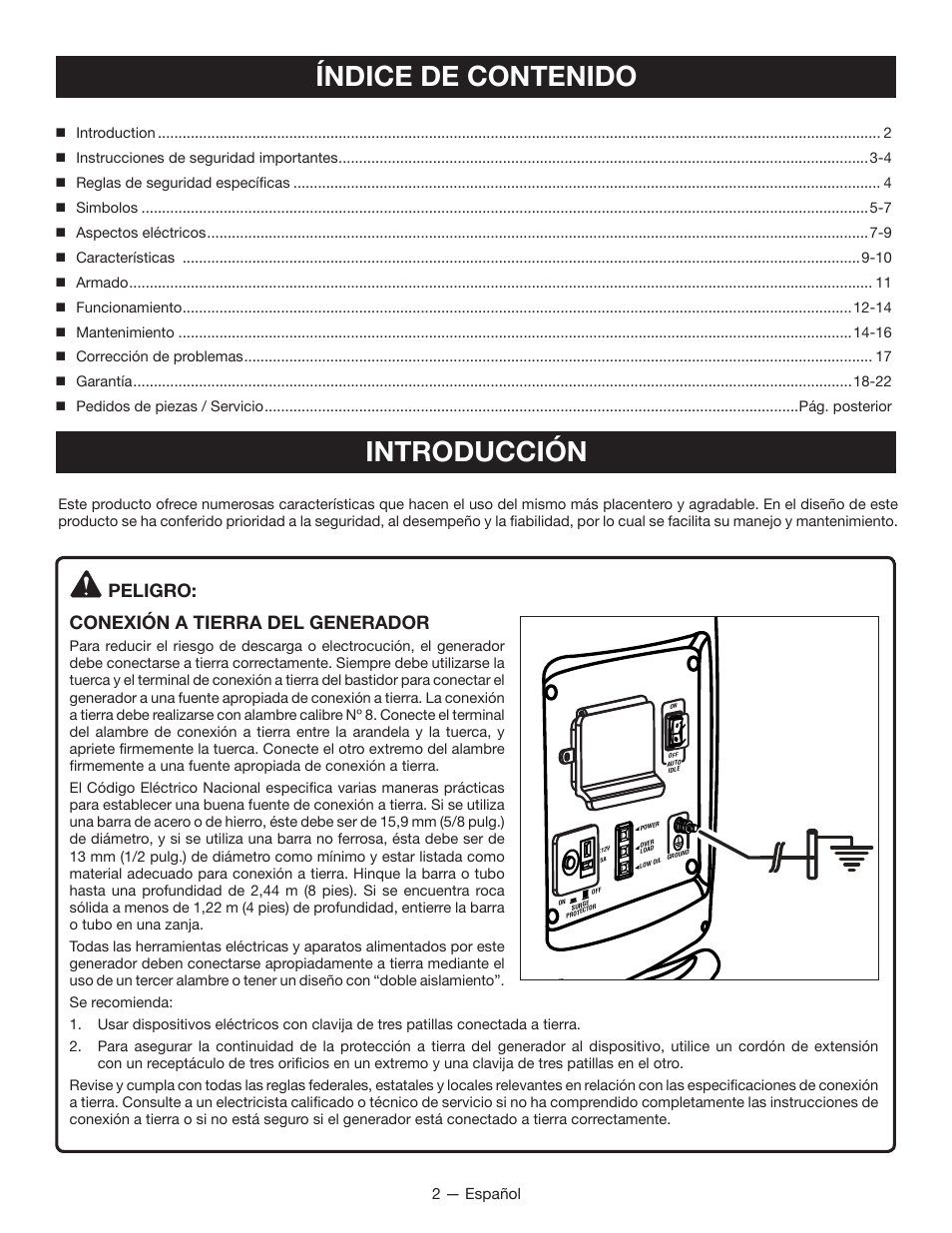 Ryobi RYI2011T User Manual | Page 50 / 72