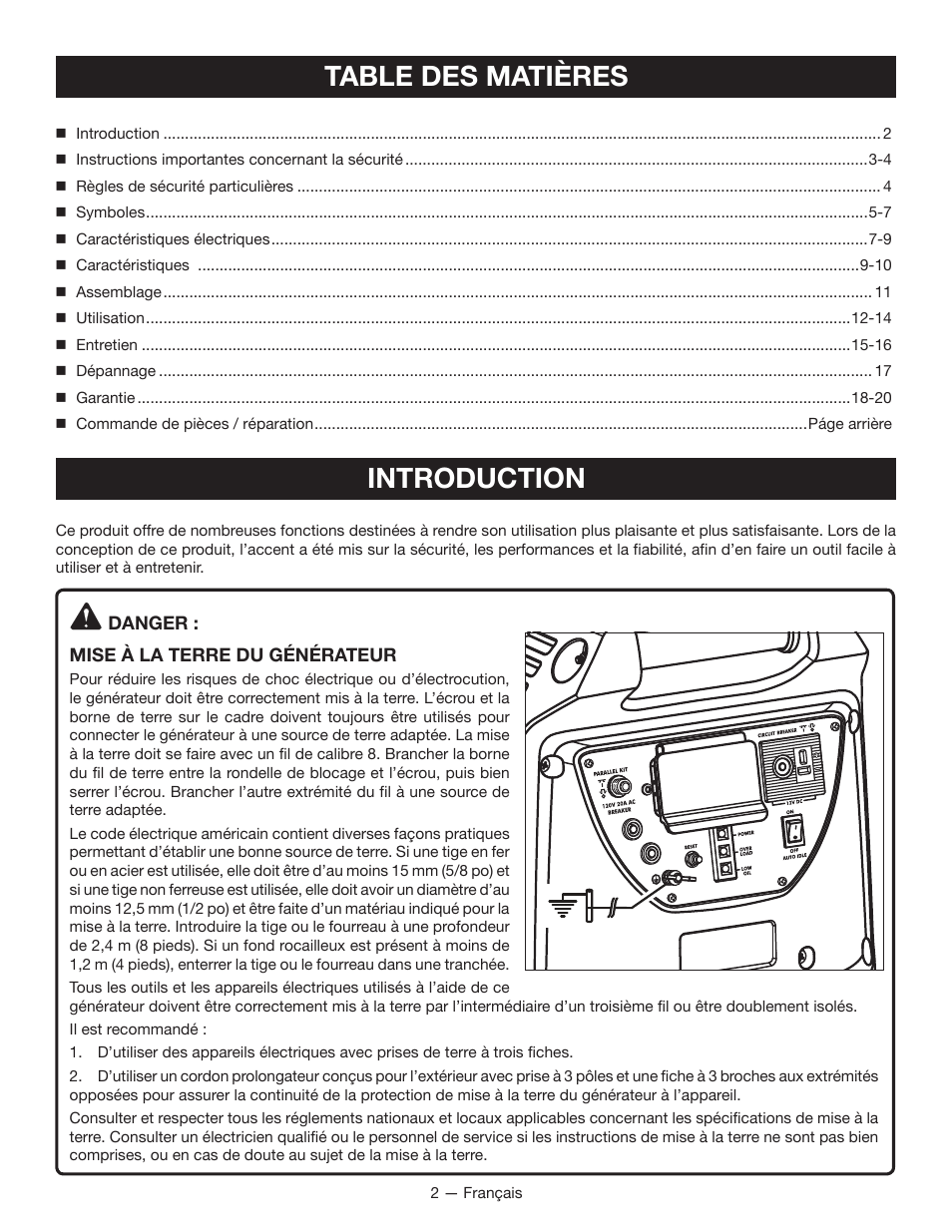 Ryobi RYI2200 User Manual | Page 25 / 64