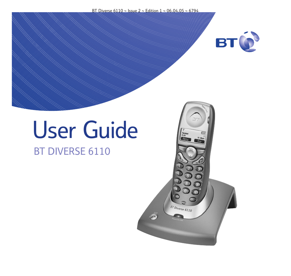 BT Diverse 6110 User Manual | 74 pages