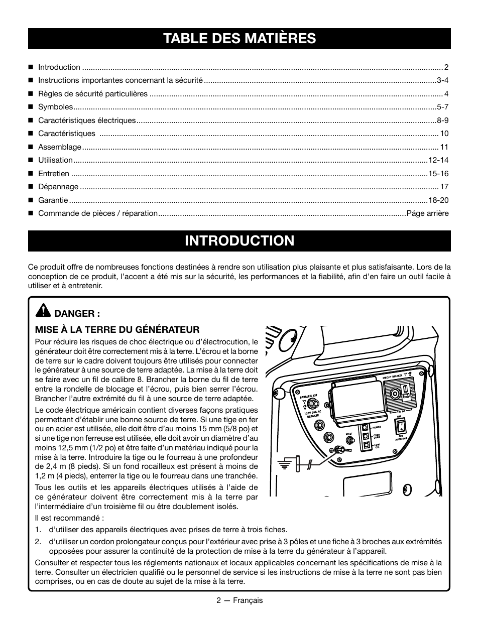 Ryobi RYCI2001 User Manual | Page 25 / 64