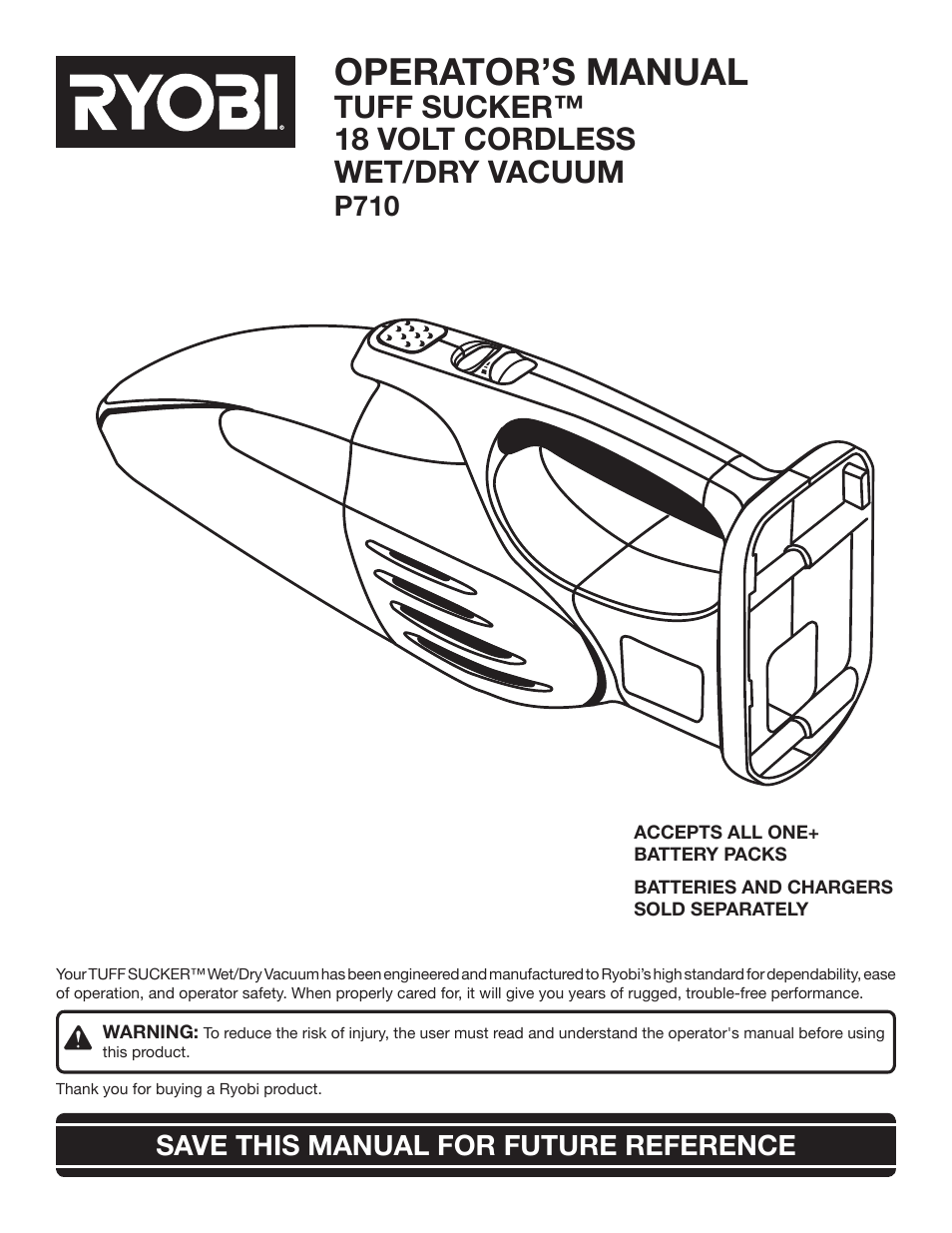 Ryobi P710 User Manual | 44 pages