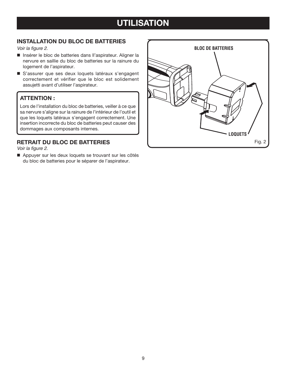 Utilisation | Ryobi P710 User Manual | Page 23 / 44