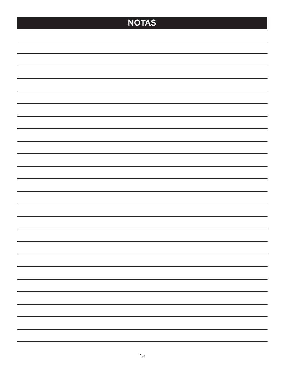 Notas | Ryobi P710 User Manual | Page 43 / 44