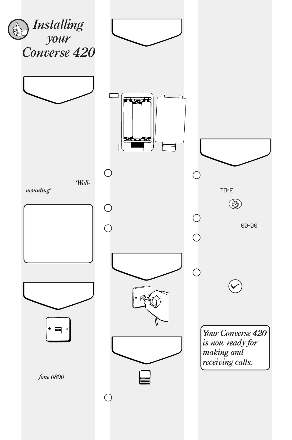 Installing your converse 420 | BT 420 User Manual | Page 3 / 11