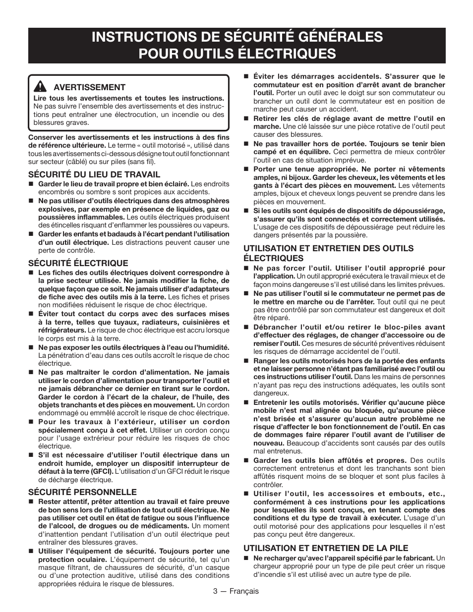 Ryobi RY40060 User Manual | Page 18 / 40