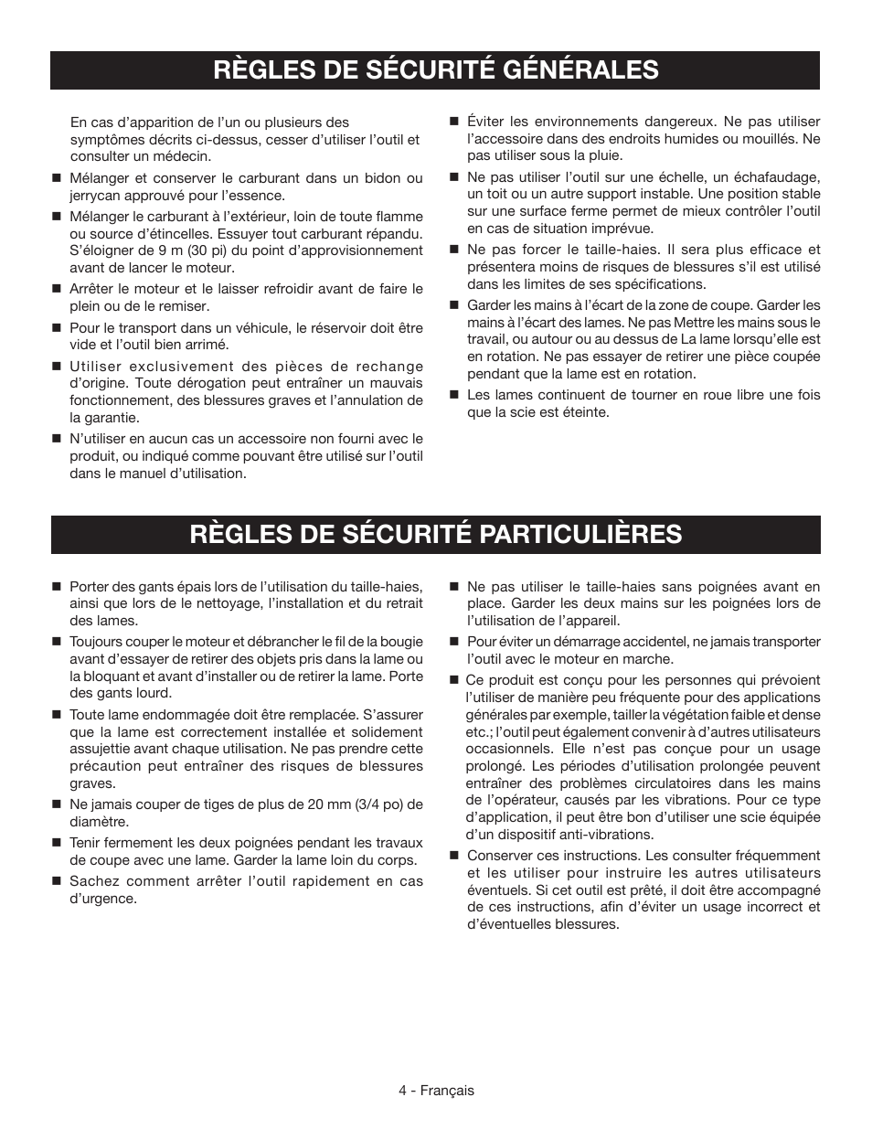 Ryobi RY39506 User Manual | Page 19 / 42