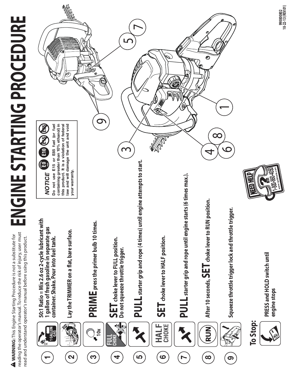 Ryobi RY39506 User Manual | 1 page