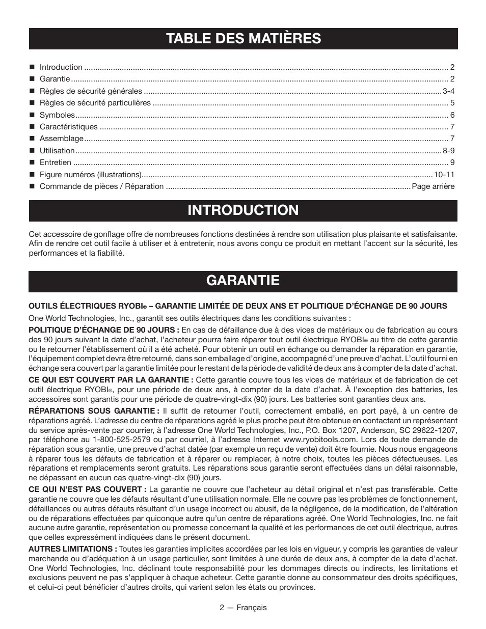 Ryobi YN100A User Manual | Page 10 / 28